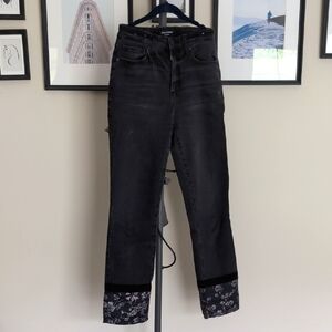 Juice Couture Black Straight Slim Fit Jeans